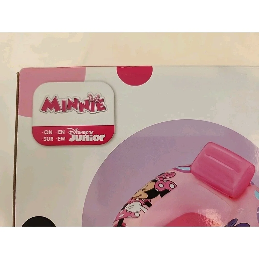 Minnie Mouse Disney Jr Baby/Toddler Pool Float Watercraft‎ Inflatable 6-18M NIB